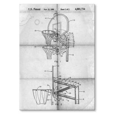 Plakat metalowy Basketball sport Daily Prezent