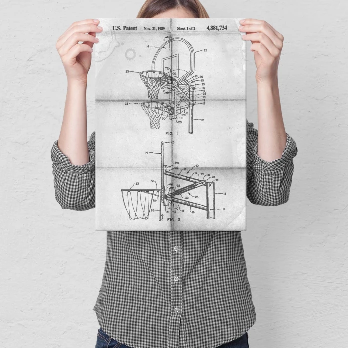 Poster metal Basketball sport Daily gift