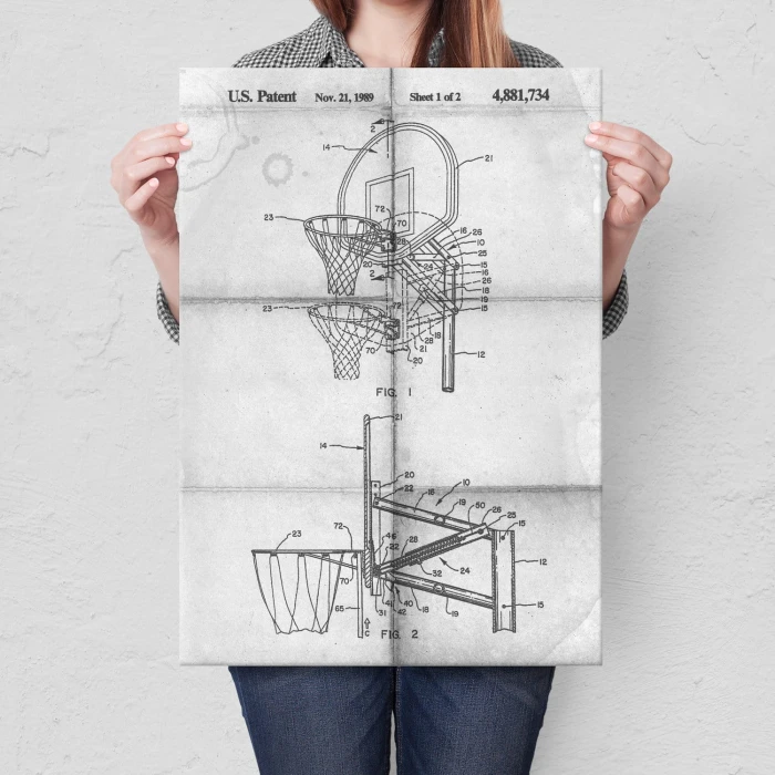 Poster metal Basketball sport Daily gift