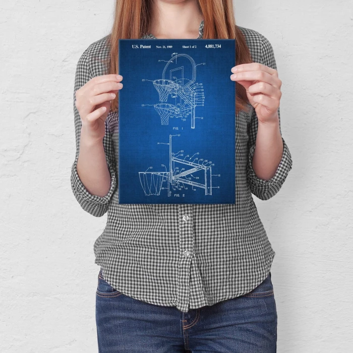 Poster metal Basketball sport Tech gift