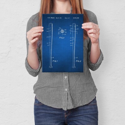 Poster metal Baseball bat Tech gift