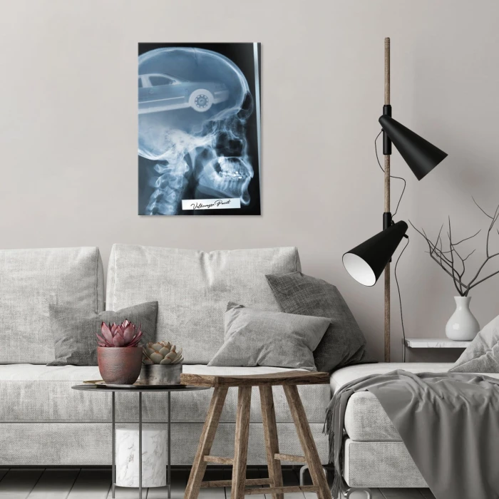 Plakat metalowy Rentgen VW Passat