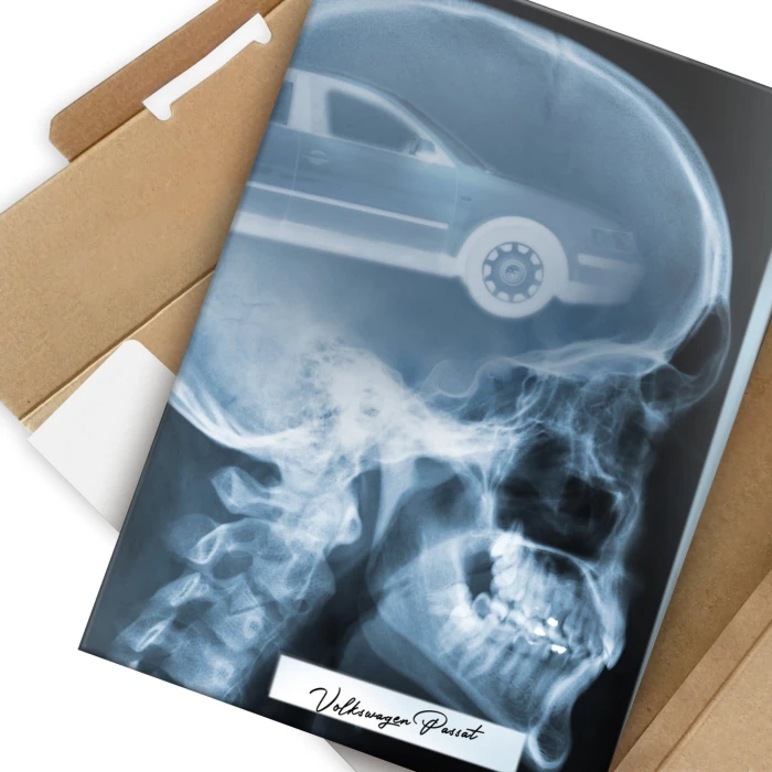 Plakat metalowy Rentgen VW Passat