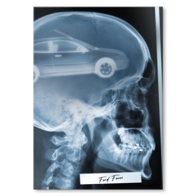 Plakat metalowy Rentgen Ford Focus II Prezent