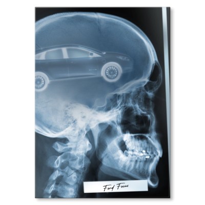 Plakat metalowy Rentgen Ford Focus III Prezent