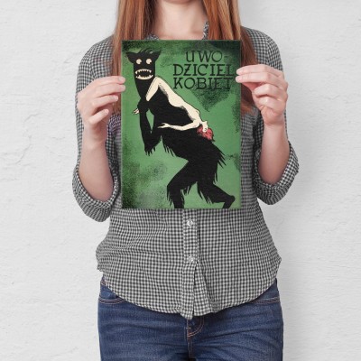 Plakat metalowy Uwodziciel kobiet Prezent