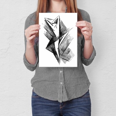 Poster metal Baletnica gift