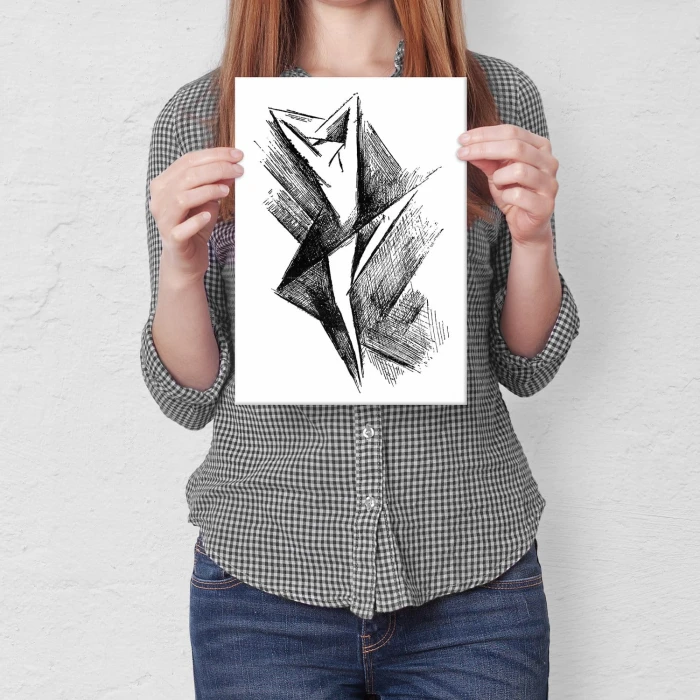 Poster metal Baletnica gift