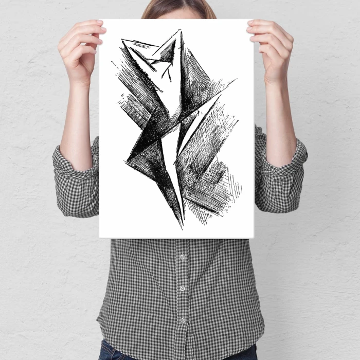 Poster metal Baletnica gift
