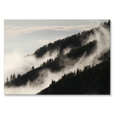 Poster metal Bieszczady we mgle gift