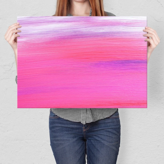 Plakat metalowy Pociągnięcia pędzla Prezent