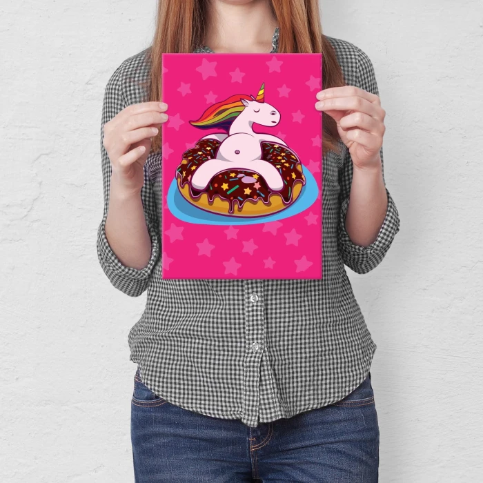 Plakat metalowy Sweet Unicorn Prezent