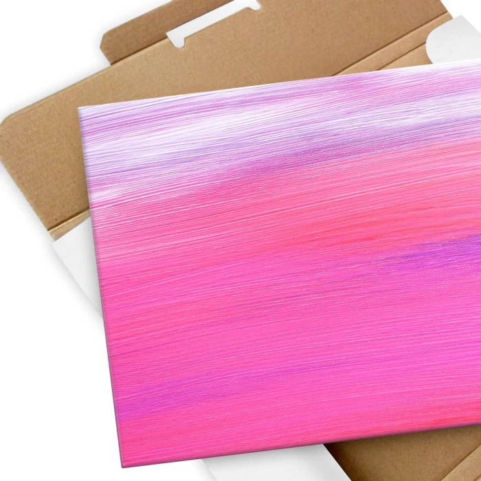 Plakat metalowy Pociągnięcia pędzla Prezent