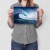 Poster metal Wielka fala i surfing gift