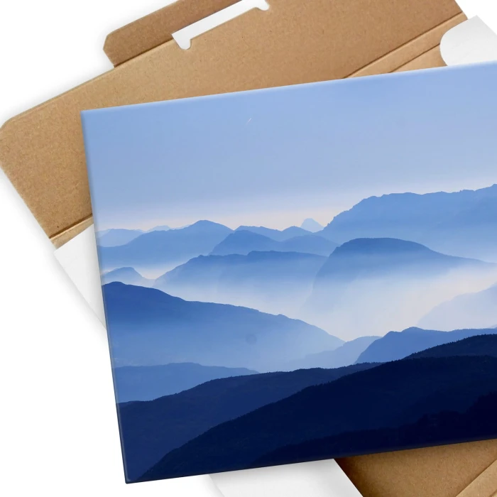 Poster metal Błękitne wzgórza gift