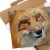 Poster metal Spojrzenie lisa gift
