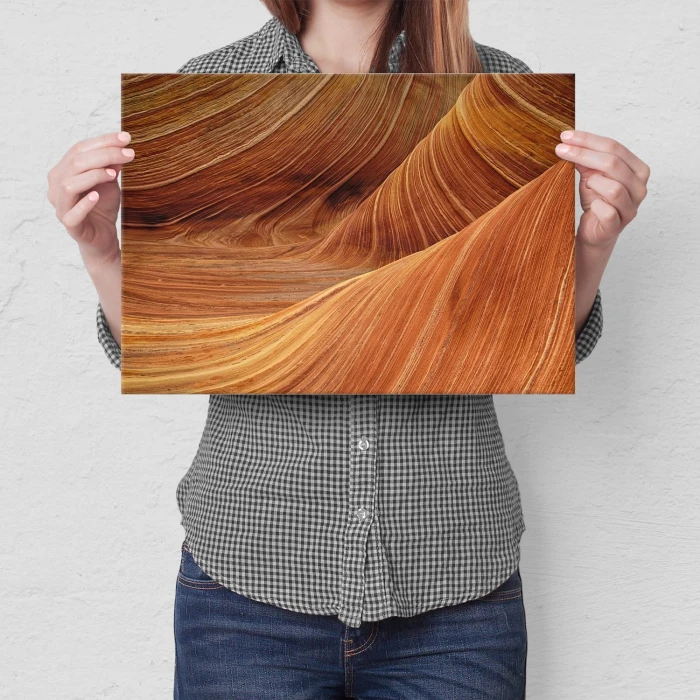 Plakat metalowy Abstrakcyjna natura Prezent