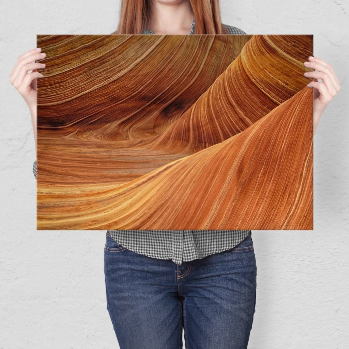 Plakat metalowy Abstrakcyjna natura Prezent