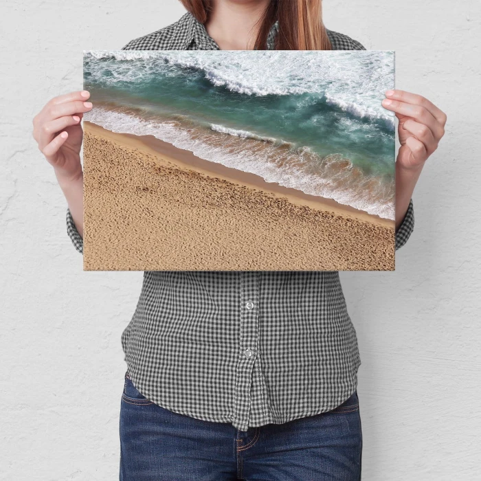 Poster metal Piasek i ocean gift