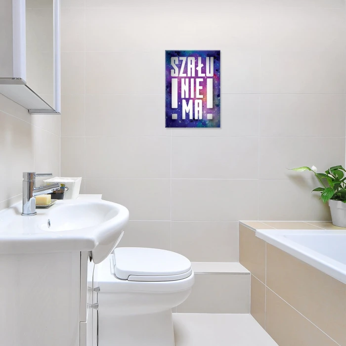 Plakat metalowy Szału nie ma Prezent