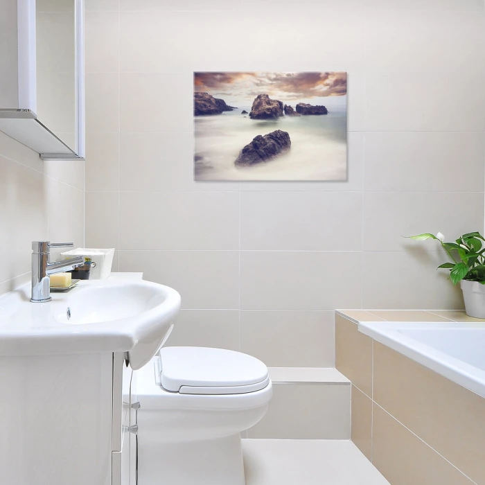 Plakat metalowy Mglisty ocean Prezent