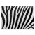 Poster metal Zebra w paski gift