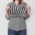 Poster metal Zebra w paski gift