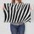 Poster metal Zebra w paski gift