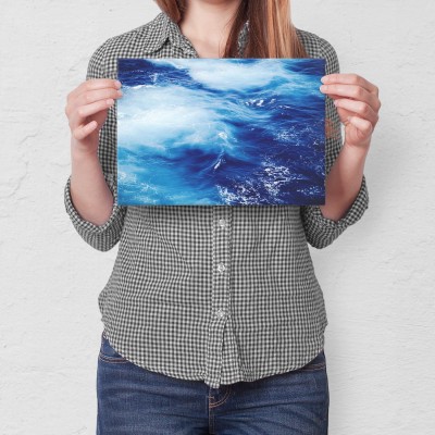 Poster metal Kolor wody gift