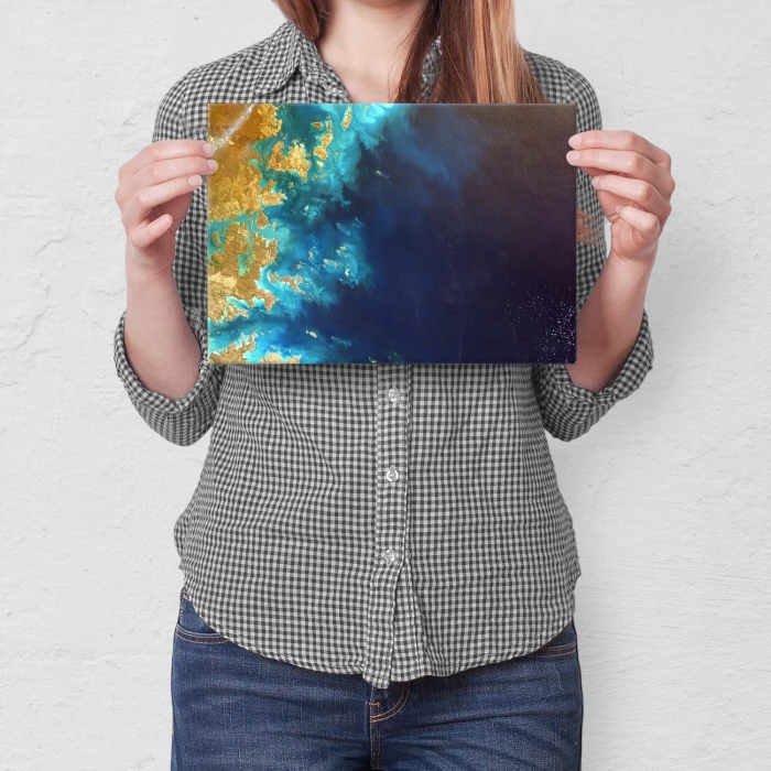 Poster metal Ocean gift