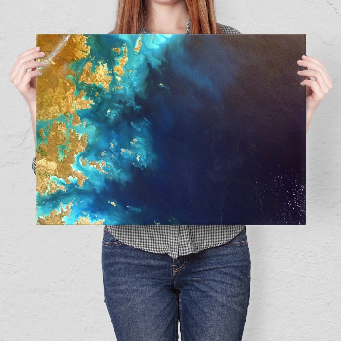 Poster metal Ocean gift