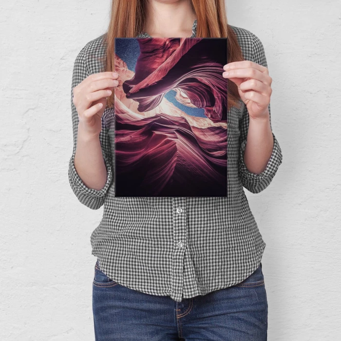 Poster metal Abstrakcyjna natura gift