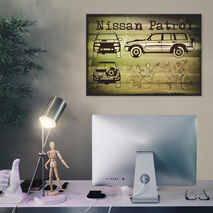 Poster metal Nissan Patrol gift