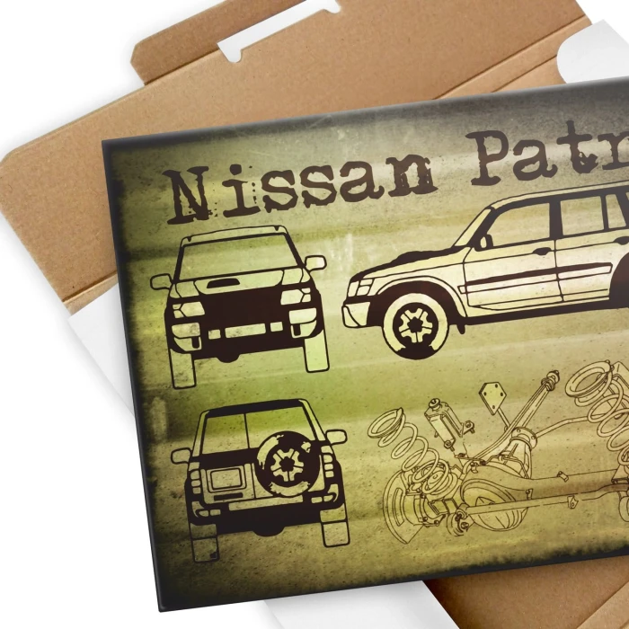 Poster metal Nissan Patrol gift