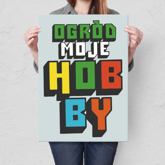 Plakat metalowy Ogród moje hobby Prezent
