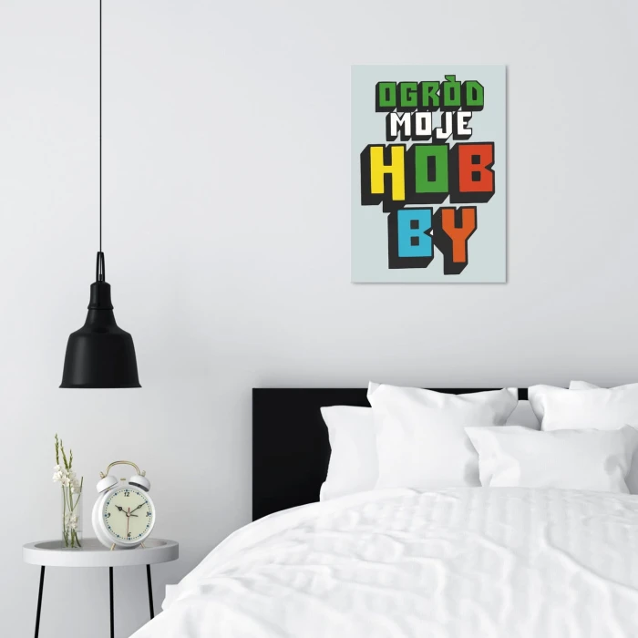 Plakat metalowy Ogród moje hobby Prezent