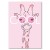Plakat metalowy Cool giraffe Prezent