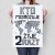 Poster metal Kto podróżuje żyje dwa razy gift