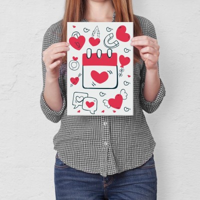 Poster metal Walentynki gift
