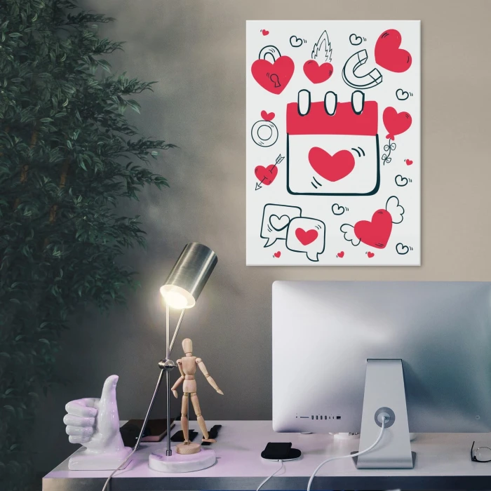 Poster metal Walentynki gift