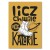 Poster metal Licz chwile nie kalorie gift