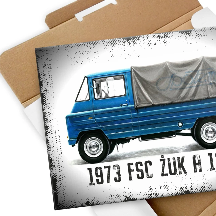 Poster metal 1973 FSC ŻUK A 13 M gift