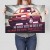 Poster metal Golf III na górze róże gift