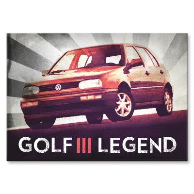 Poster metal GOLF III Legend gift
