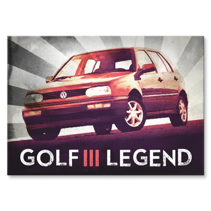 Poster metal GOLF III Legend gift