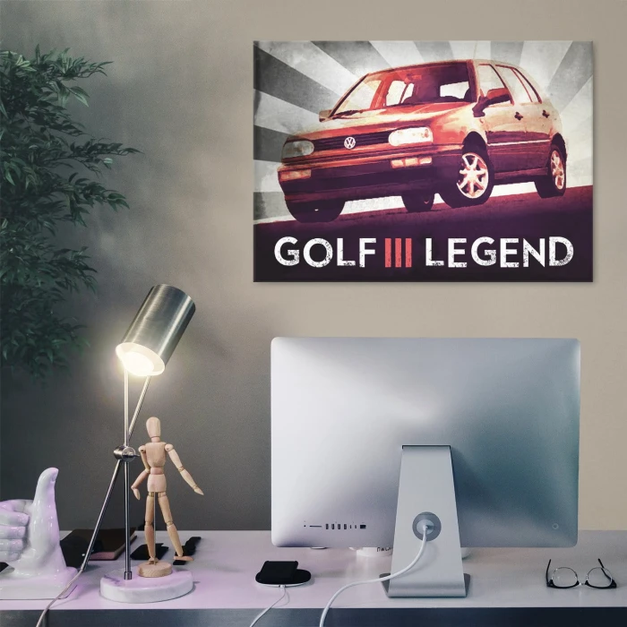 Poster metal GOLF III Legend gift