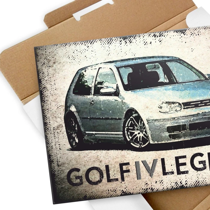Plakat metalowy Golf IV legend Prezent