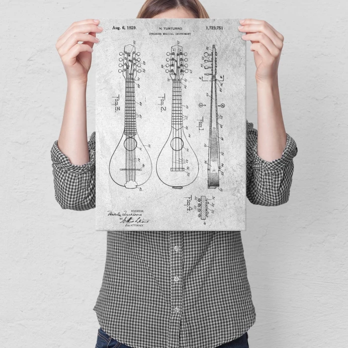 Poster metal Stringed Instrument Stone gift