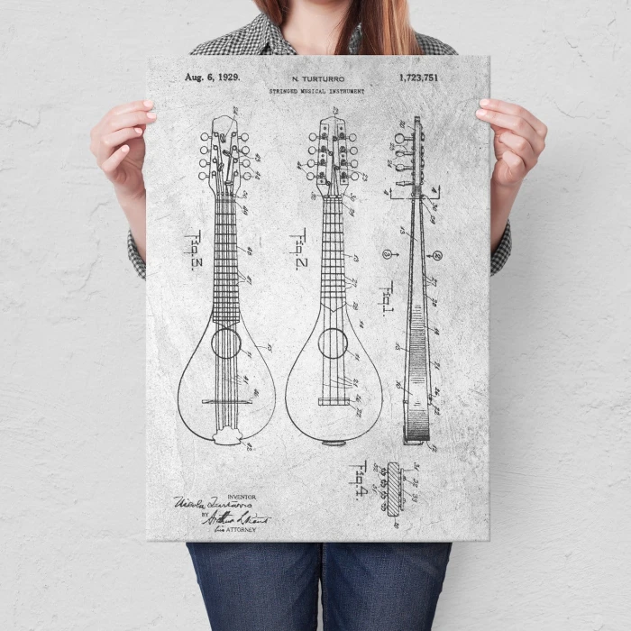 Poster metal Stringed Instrument Stone gift