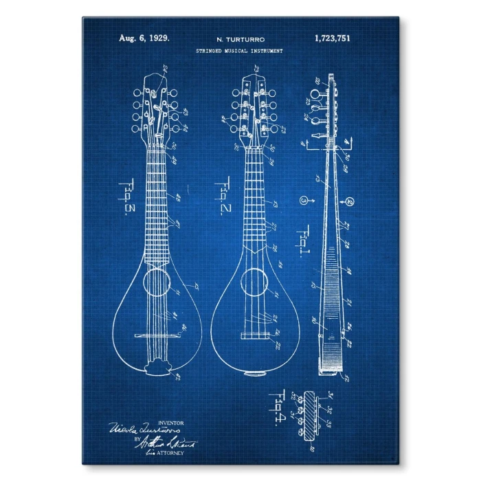 Poster metal Stringed Instrument Tech gift